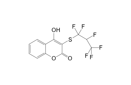 2H-1-benzopyran-2-one, 3-[(1,1,2,3,3,3-hexafluoropropyl)thio]-4-hydroxy-