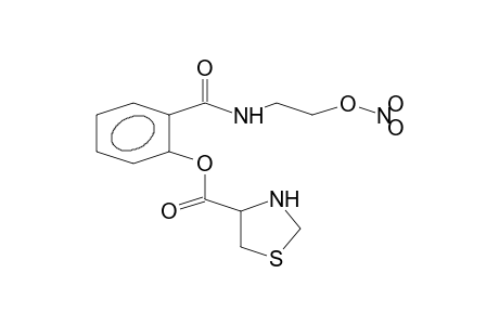 thiazolidine-4-carboxylic acid [2-(2-nitrooxyethylcarbamoyl)phenyl] ester