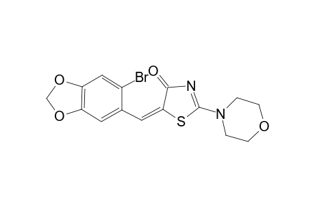 5-(6-Bromo-benzo[1,3]dioxol-5-ylmethylene)-2-morpholin-4-yl-thiazol-4-one