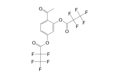 Acetophenone, 2,4,-bis(pentafluoropropionyloxy)-