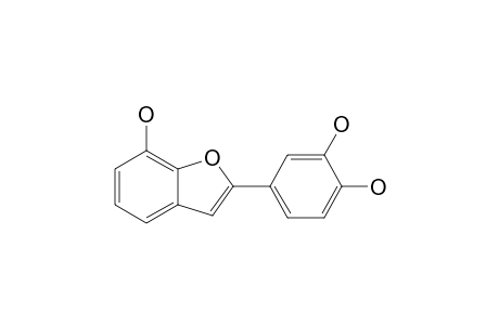 2-(3,4-Dihydroxyphenyl)-7-hydroxybenzo[b]furan