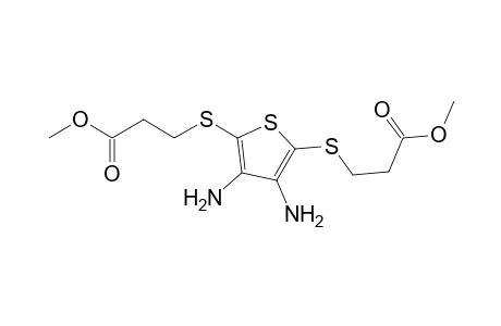 Dimethyl 3,3'-(3",4"-diamino-2",5"-thiophenyldiyl)dithio-bis(propanoate)