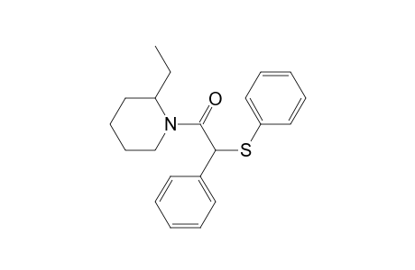 2-Ethyl-1-[phenyl(phenylsulfanyl)acetyl]piperidine