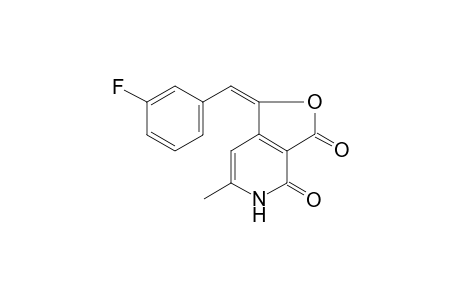 1-(3-Fluoro-benzylidene)-6-methyl-1H,5H-furo[3,4-c]pyridine-3,4-dione