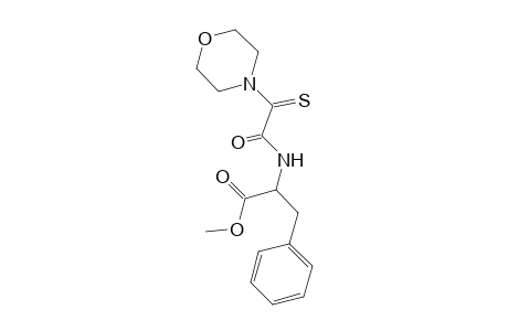 2-(2-Morpholin-4-yl-2-thioxO-acetylamino)-3-phenyl-propionic acid methyl ester