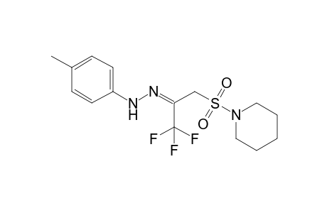 N-[2-(4-Methylphenylhydrazono)-3,3,3-trifluoropropyl]sulfonylpiperidine