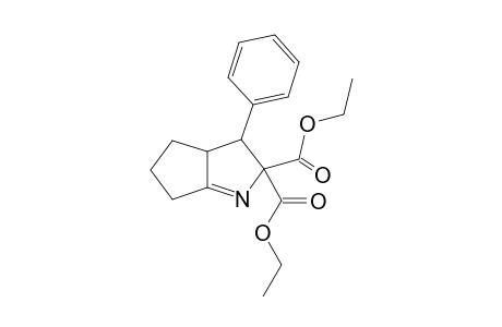 Diethyl 3-phenyl-2,3,3a,4,5,6-hexahydrocyclopenta[b]pyrroline-2,2-dicarboxylate