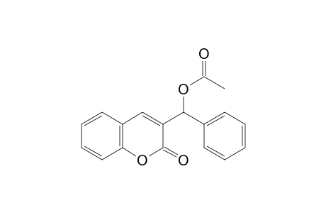 3-(alpha-hydroxybenzyl)coumarin, acetate