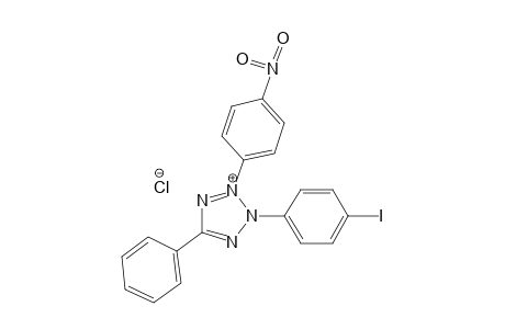 3-(4-Iodophenyl)-2-(4-nitrophenyl)-5-phenyl-3H-tetraazol-2-ium chloride