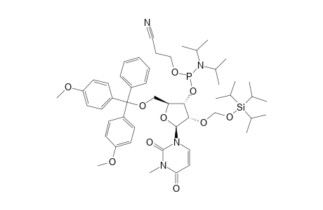 5'-O-(4,4'-DIMETHOXYTRITYL)-3-METHYL-2'-O-[[(TRIISOPROPYLSILYL)-OXY]-METHYL]-URIDINE-3'-(2-CYANOETHYL-DIISOPROPYL-PHOSPHORAMIDITE)