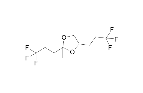 4-Methyl-2,4-bis[3',3',3'-trifluoropropyl]-1,3-dioxacyclopentane