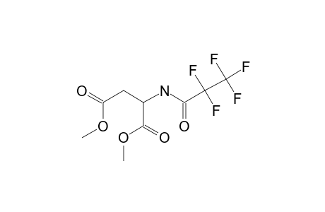 L-Aspartic acid, N-pentafluoropropionyl-, dimethyl ester