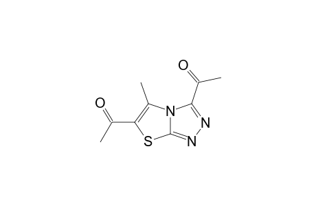 3,6-DIACETYL-5-METHYL-THIAZOLO-[2,3-C]-1,2,4-TRIAZOLE