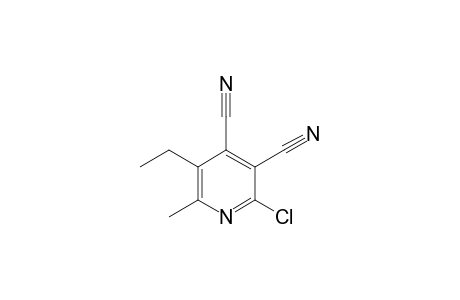 2-Chloro-5-ethyl-6-methylpyridine-3,4-dicarbonitrile