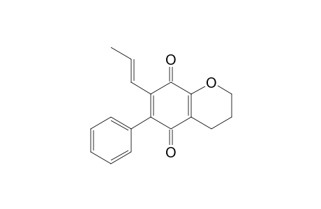 6-Phenyl-7-(propenyl)tetrahydrochromen-5,8-dione