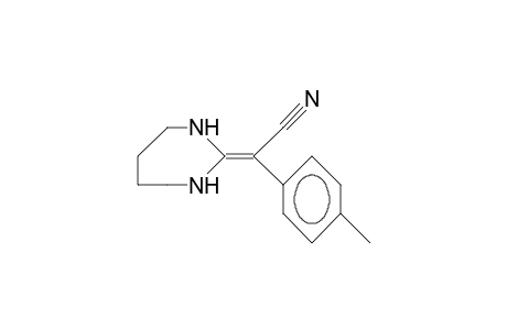 (2-HEXAHYDRO-1H-1,3-DIAZEPINYLIDENE)-(4-METHYLPHENYL)-ACETONITRILE