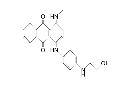 9,10-Anthracenedione, 1-[[4-[(2-hydroxyethyl)amino]phenyl]amino]-4-(methylamino)-