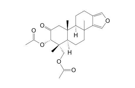 18-Nor-16-oxaandrosta-13(17),14-dien-2-one, 3-(acetyloxy)-4-[(acetyloxy)methyl]-4,8-dimethyl-, (3.alpha.,4.beta.,5.alpha.)-