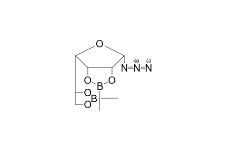 .alpha.-d-Gulofuranose, 1-azido-1-deoxy-2,3:5,6-di-O-(ethylboranediyl)-