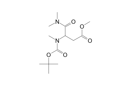 N-Tert-butoxycarbonyl-N-methyl-L-isoasparagine, N',N'-dimethyl-, methyl ester