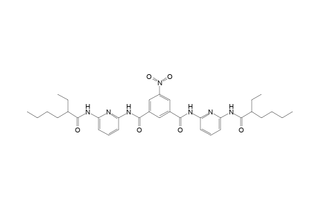 N,N'-Bis[6-(2-ethylhexanoylamino)pyrid-2-yl]-5-nitroisophthalamide