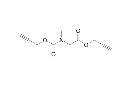 Sarcosine, N-propargyloxycarbonyl-, propargyl ester