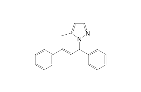 (E)-1-(1,3-diphenylallyl)-5-methyl-1H-pyrazole