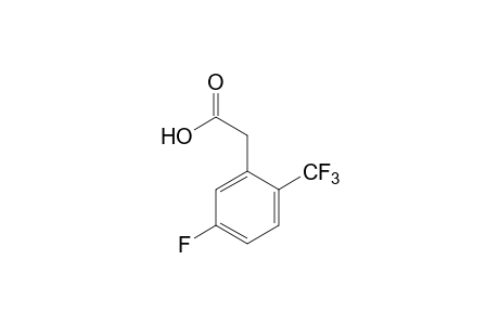 5-Fluoro-2-(trifluoromethyl)phenylacetic acid