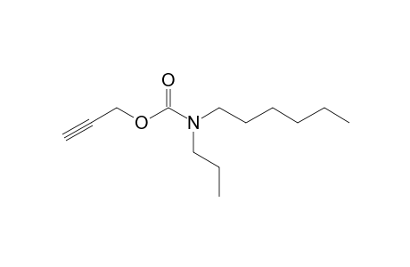 Carbonic acid, monoamide, N-propyl-N-hexyl-, propargyl ester