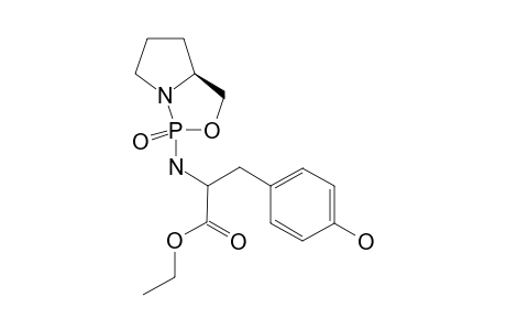 ETHYL-2-[(3AS)-1-OXO-PERHYDRO-2-LAMBDA(5)-PYRROLO-[1,2-C]-[1,3,2]-OXAZAPHOSPHOL-2-YL]-AMINO-3-(4-HYDROXYPHENYL)-PROPANOATE