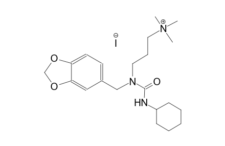 1-propanaminium, 3-[(1,3-benzodioxol-5-ylmethyl)[(cyclohexylamino)carbonyl]amino]-N,N,N-trimethyl-, iodide