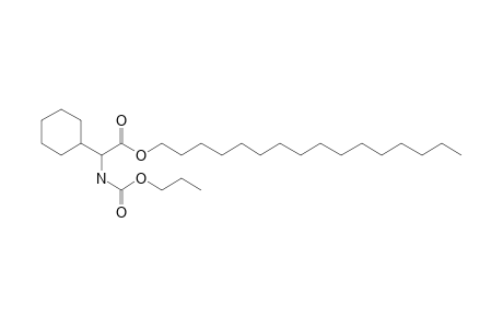 Glycine, 2-cyclohexyl-N-propoxycarbonyl-, hexadecyl ester