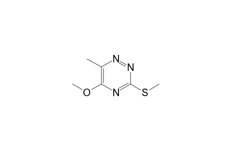 5-Methoxy-6-methyl-3-(methylthio)-1,2,4-triazine