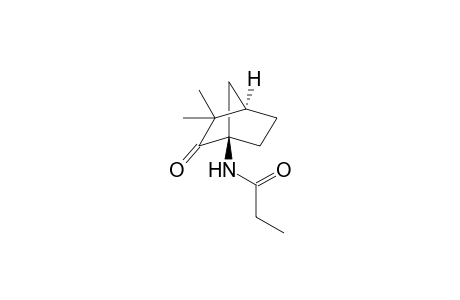 (1R,4R)-N-(3,3-dimethyl-2-oxobicyclo[2.2.1]heptan-1-yl)propionamide