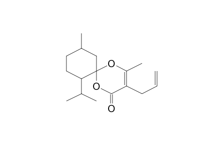 1,5-Dioxaspiro[5.5]undec-3-en-2-one, 7-isopropyl-4,10-dimethyl-3-(2-propenyl)-
