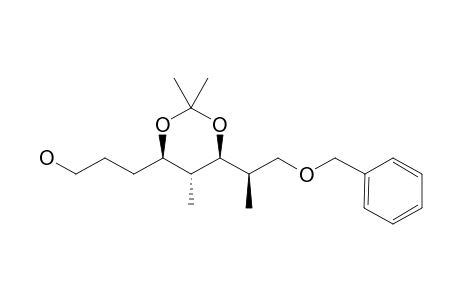 (2R,3S,4R,5R)-1-(Benzyloxy)-2,4-dimethyl-3,5-[(bisdimethylmethylene)dioxy]octan-8-ol