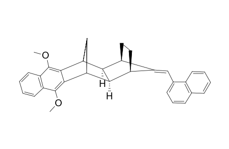 1,2,3,4,4A,5,12,12A-OCTAHYDRO-1,4:5,12-DIMETHANO-6,11-DIMETHOXY-14-[METHYLIDENE-(ALPHA-NAPHTHYL)]-NAPHTHACENE