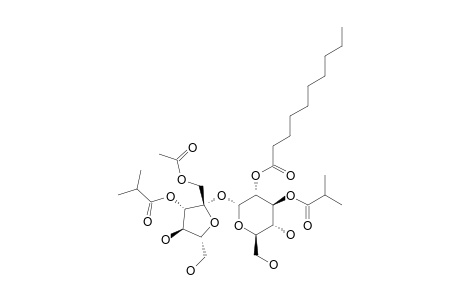 NICANDROSE_B;1'-O-ACETYL-2-O-DECANOYL-3,3'-DI-O-ISOBUTYRYLSUCROSE