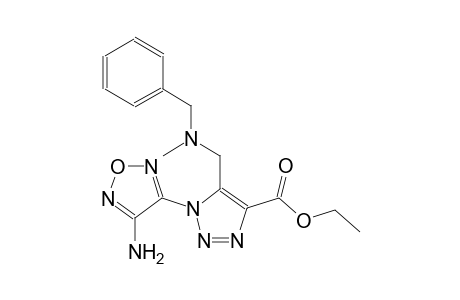 1-(4-Amino-furazan-3-yl)-5-[(benzyl-methyl-amino)-methyl]-1H-[1,2,3]triazole-4-carboxylic acid ethyl ester