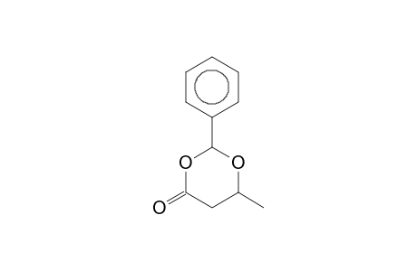 1,3-Dioxan-4-one, 6-methyl-2-phenyl-, (2R-cis)-