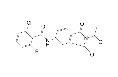 N-acetyl-4-(2-chloro-6-fluorobenzamido)phthalimide