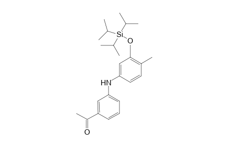 1-{3-[(4-methyl-3-{[tris(propan-2-yl)silyl]oxy}phenyl)amino]phenyl}ethan-1-one