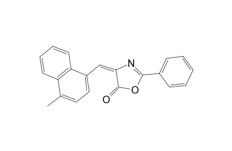 (4E)-4-[(4-methyl-1-naphthyl)methylene]-2-phenyl-1,3-oxazol-5(4H)-one