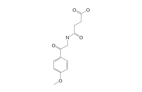 N-(p-methoxyphenacyl)succinamic acid