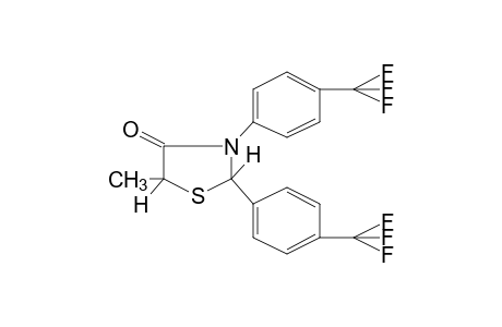2,3-BIS(alpha,alpha,alpha-TRIFLUORO-p-TOLYL)-5-METHYL-4-THIAZOLIDINONE