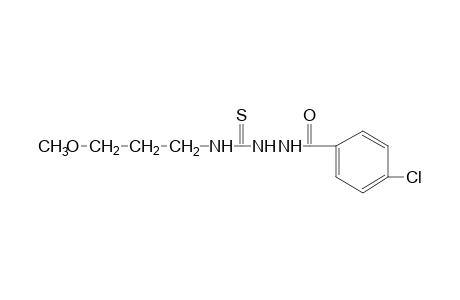 1-(p-chlorobenzoyl)-4-(3-methoxypropyl)-3-thiosemicarbazide