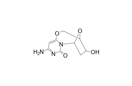 3,6-Epoxy-2H,8H-pyrimido[6,1-b][1,3]oxazocin-8-one, 10-amino-3,4,5,6-tetrahydro-4-hydroxy-, [3R-(3.alpha.,4.beta.,6.alpha.)]-