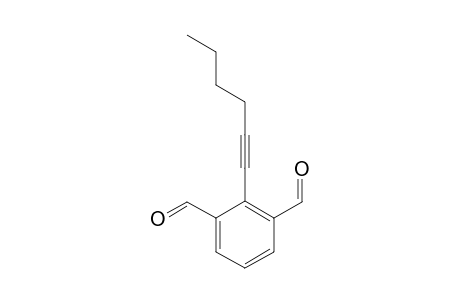 2-(Hex-1-yn-1-yl)isophthalaldehyde