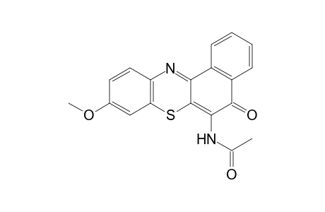 N-(9-methoxy-5-oxo-5H-benzo[a]phenothiazine-6-yl)acetamide