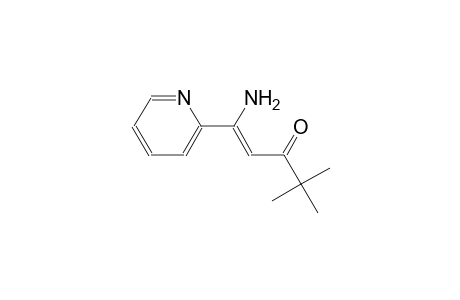 (1Z)-1-amino-4,4-dimethyl-1-(2-pyridinyl)-1-penten-3-one